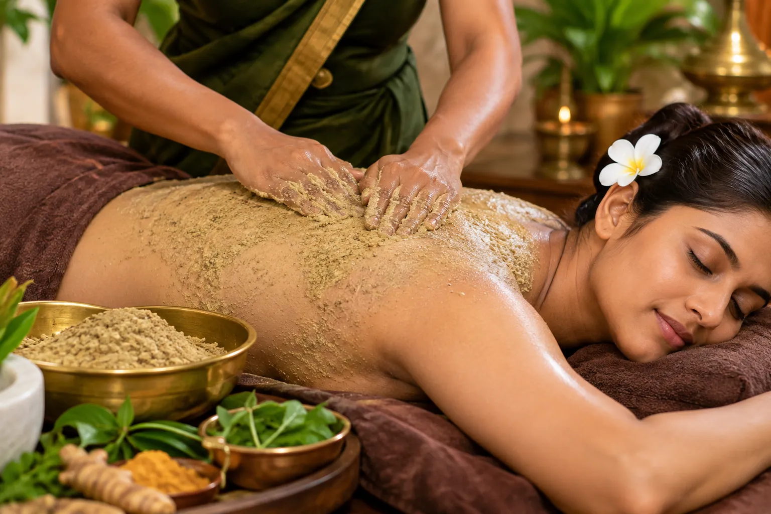 Udavartan Massage
